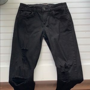 Refuge Black Jeans with Rips